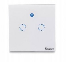 Sonoff 2-kanálový dotykový Wi-Fi přepínač 400W