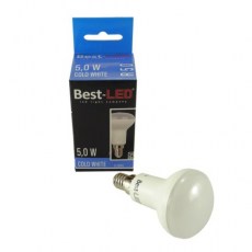 BEST LED žárovka E14/R50,240V, 5W, 500lm, CW